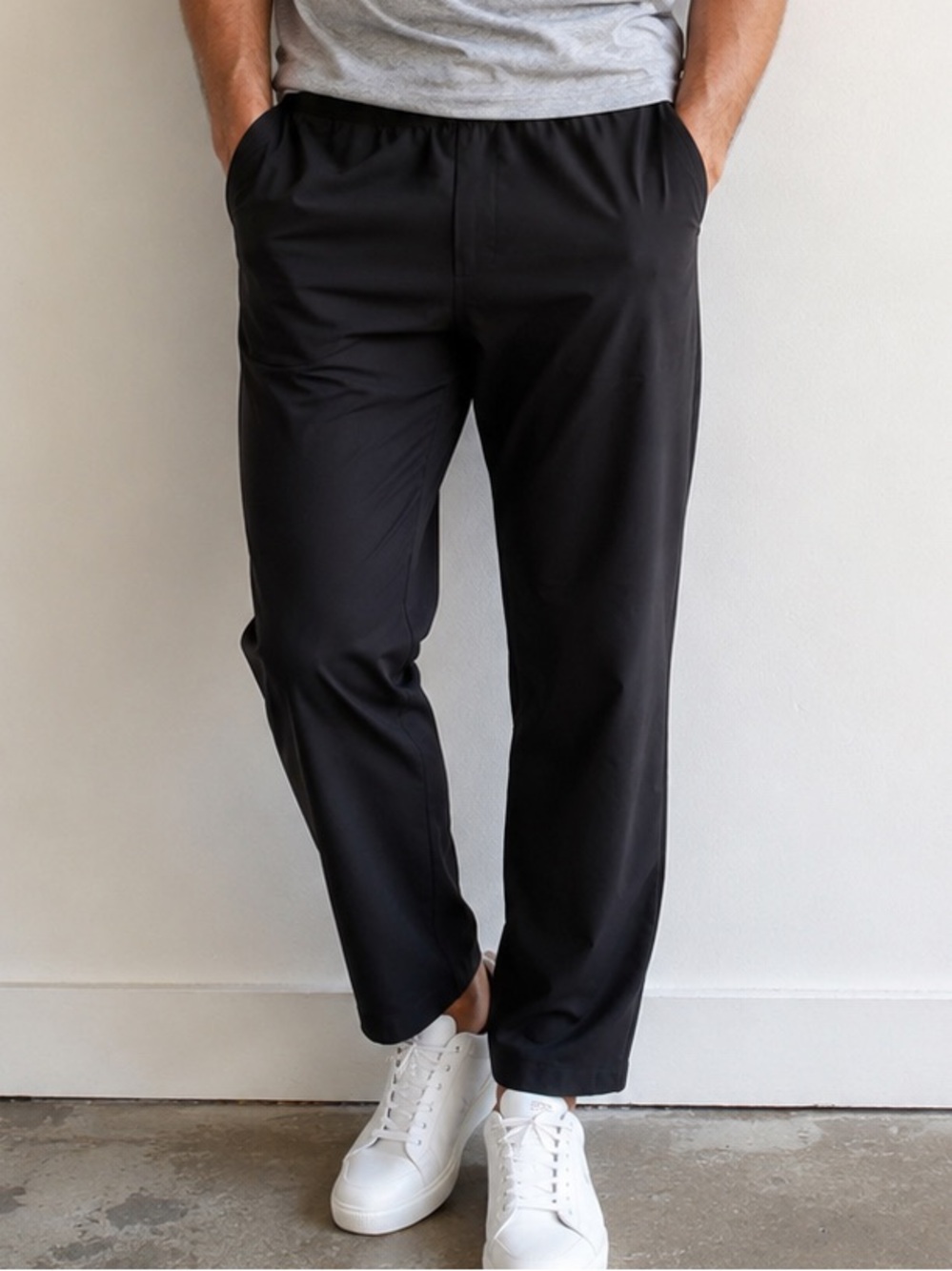 Cloudveil Black Performance Athletic Jogger Pants XXL Stretch Nylon Activewear